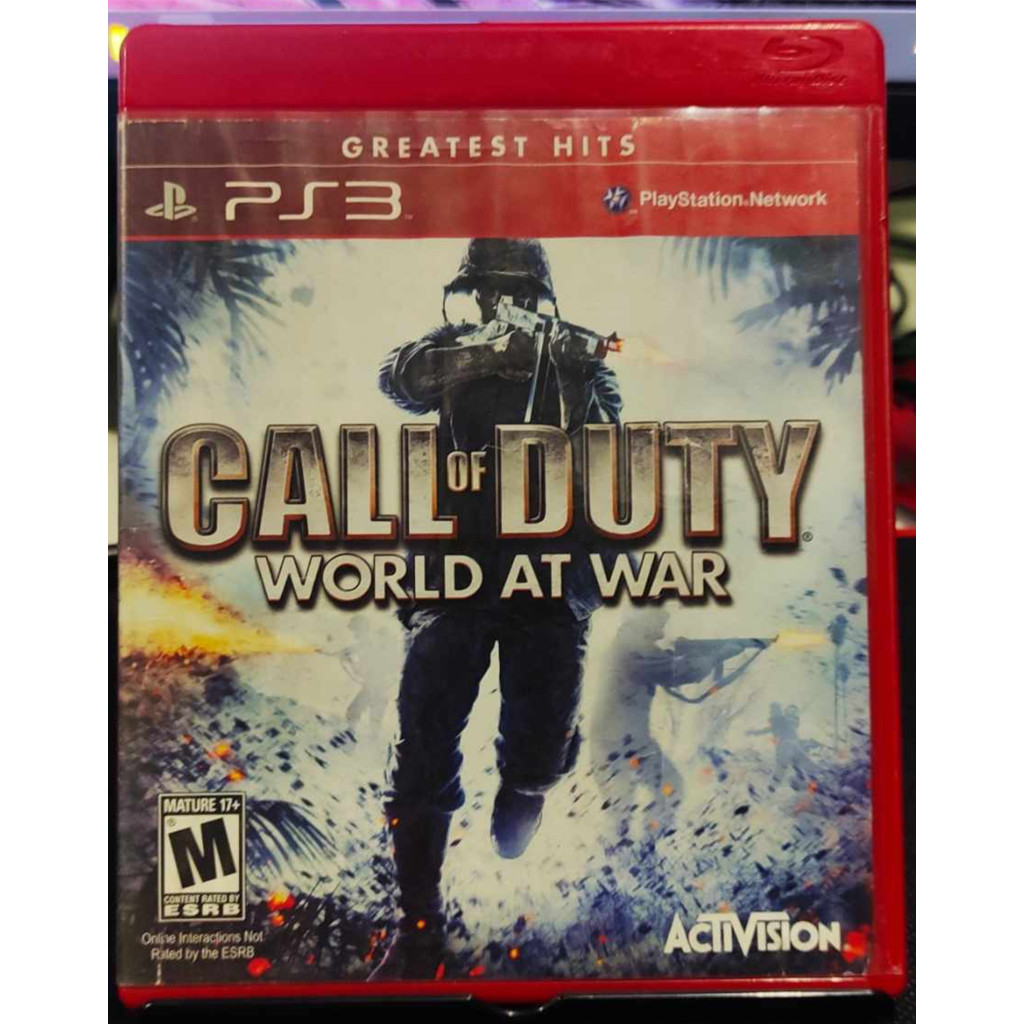 Jogo Call Of Duty World at war Ps3 Mídia Física!