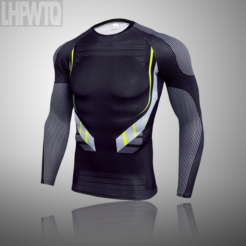 Camisetas Esportivas Masculinas De Secagem Rápida , Compressão , Academia , Treino , Fitness , Elásticas Apertadas
