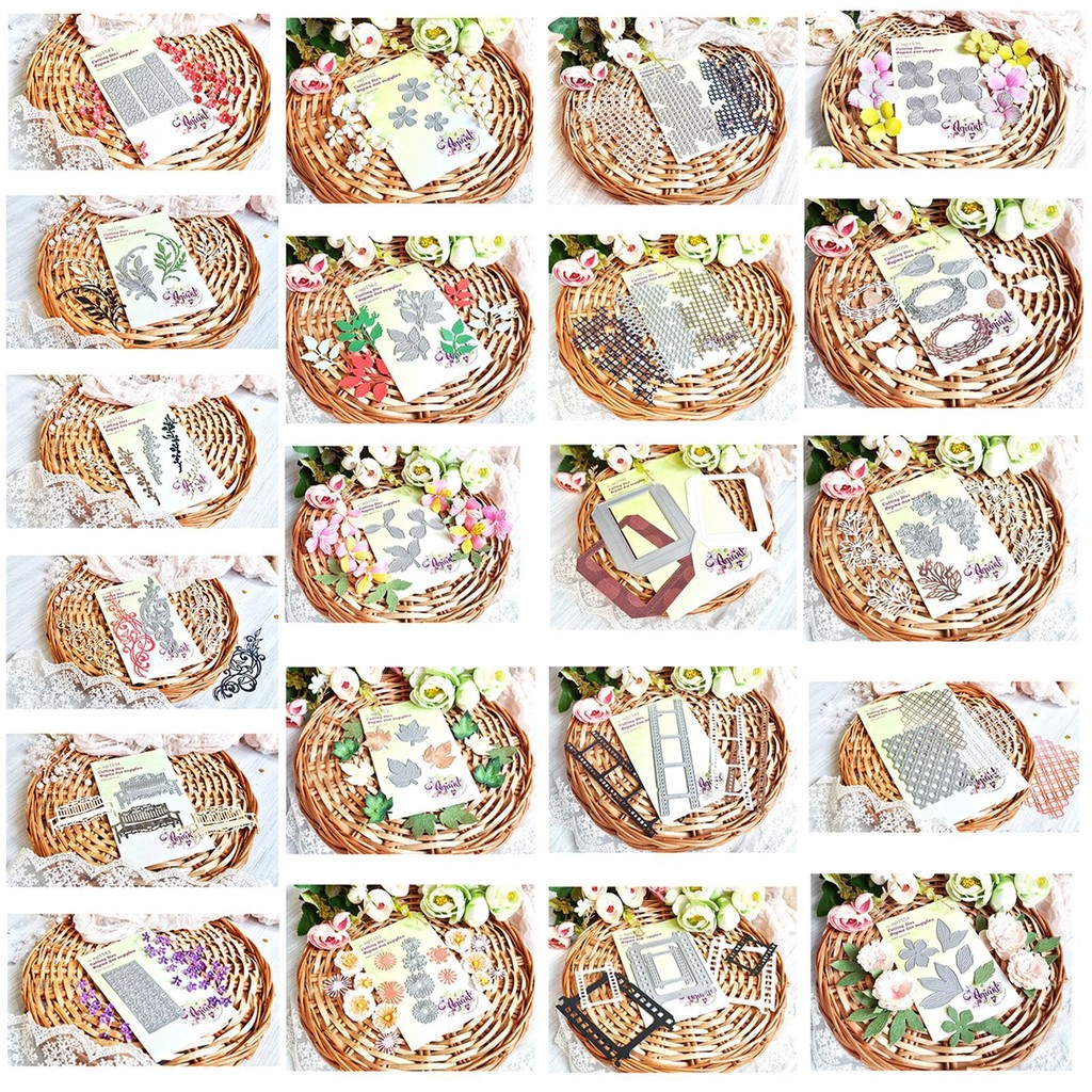 Várias Peças De Grama De Flores , scrapbook , Metal , Aço Carbono , Corte , Papel , Artesanato , Flor , Molde De DIY