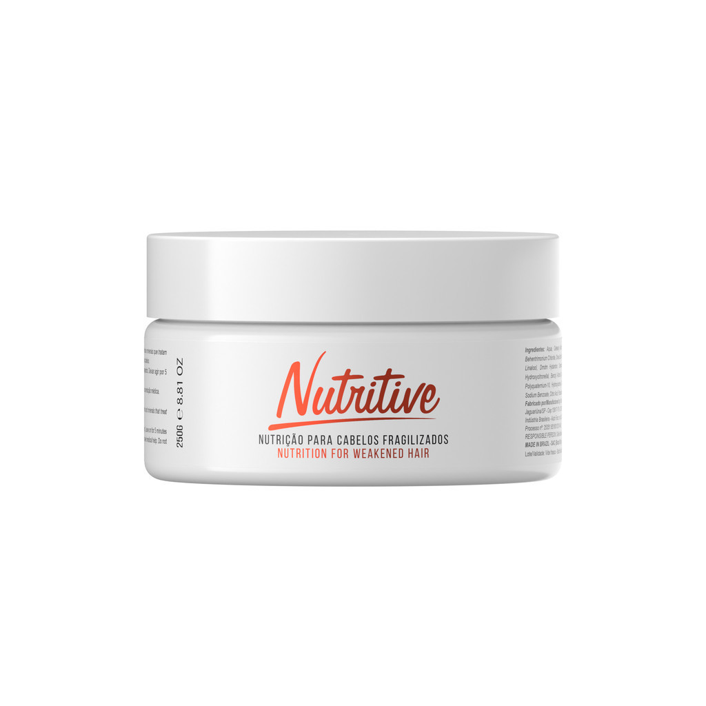 Máscara de nutrição capilar com extrato de mamão Nutritive - 250g - Macpaul Professional
