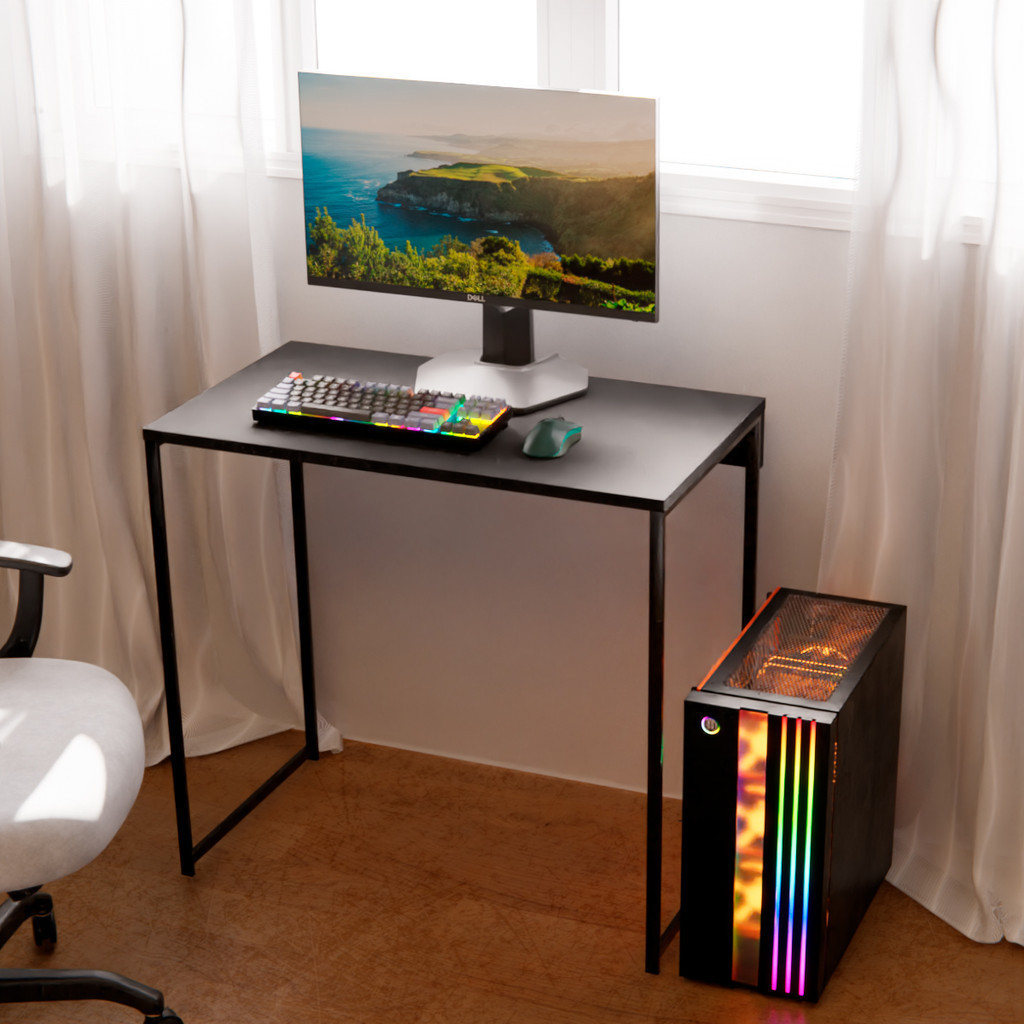 Mesa pequena para Computador gamer Impressora PC Estilo Industrial Quarto Sala Escritório Home Office