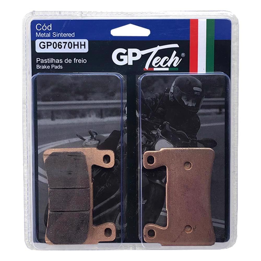 PASTILHA FREIO GP TECH 0670HH (D) HARLEY DAVIDSON 883 2014-17 / HERITA
