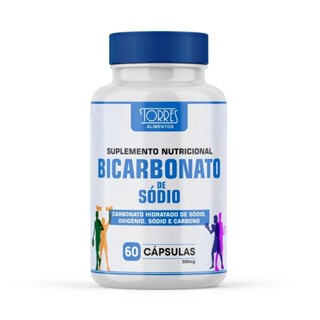 Bicarbonato De Sódio Torres 60 Cápsulas De 500mg