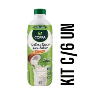 Kit 06 Un Leite de Coco Pronto Para Beber Copra 900ml