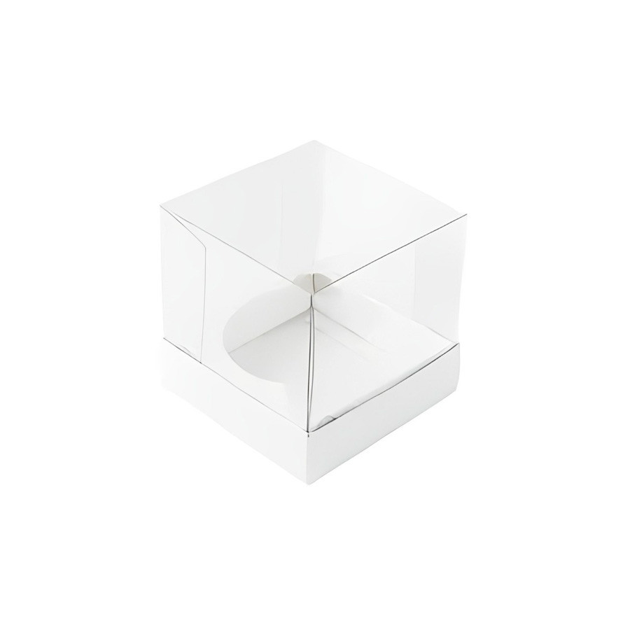 Caixa Mini Bolo MP Branco - 6x6x6cm - 10 unidades - ASSK - Rizzo