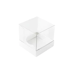 Caixa Mini Bolo MP Branco - 6x6x6cm - 10 unidades - ASSK - Rizzo
