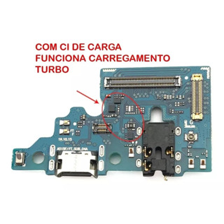 Placa Conector De Carga Microfone Compatível A51 Original