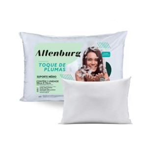 Travesseiro Altenburg Toque de Plumas 50x70 – Branco em Oferta na Shopee