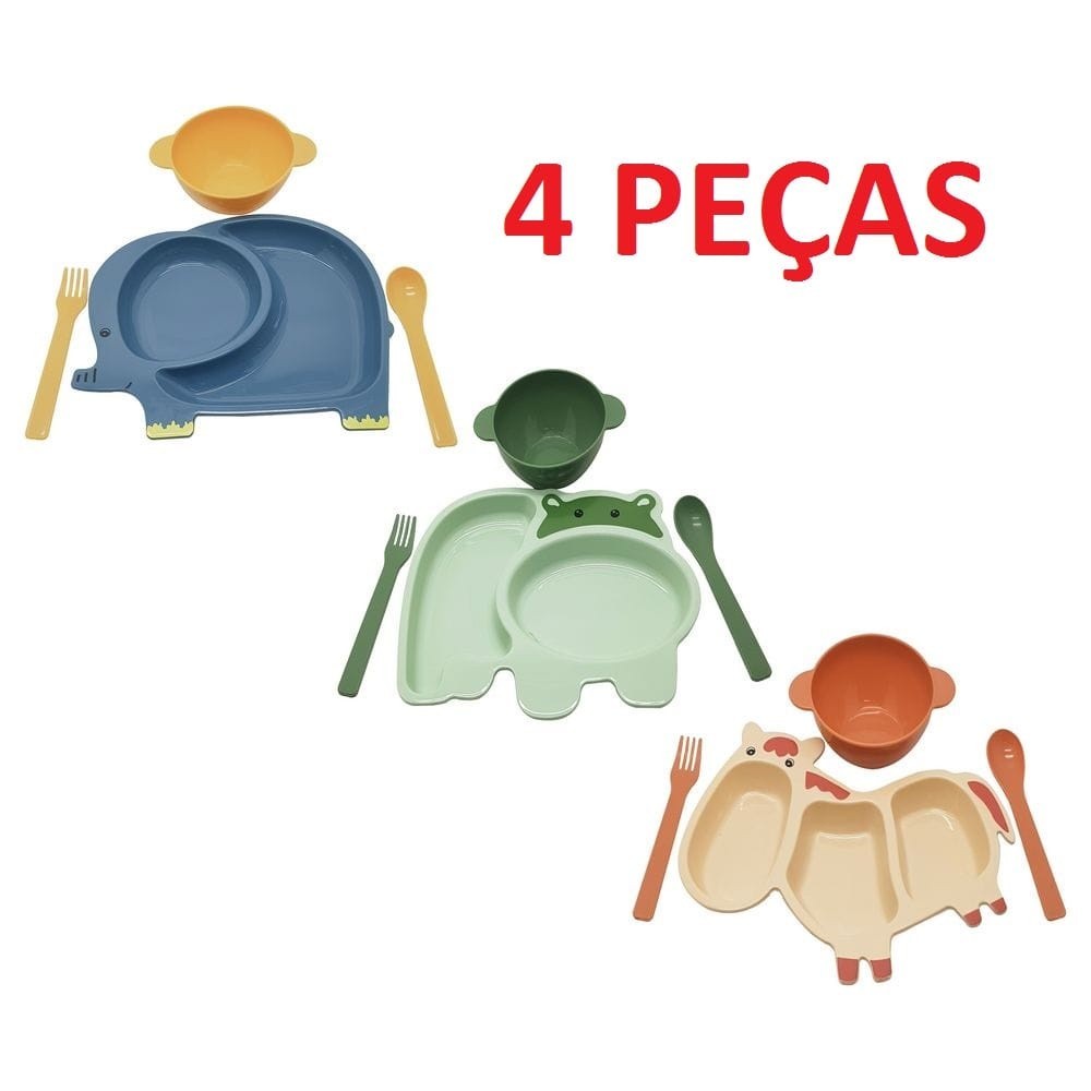 Kit De Refeição Alimentação Infantil Papinha