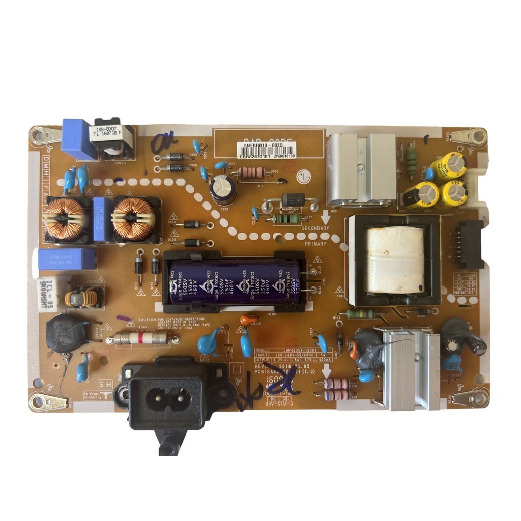 PLACA DA FONTE 43LH5700 LG EAX67026401(1.0)