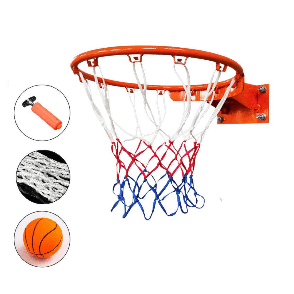 Aro de Basquete com Rede – Cesta em Ferro | Esportivo Infantil e Adulto