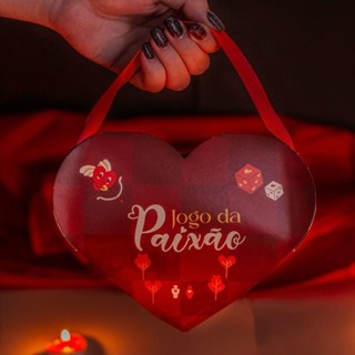 10 CAIXA BOLSA C/ ALCA - JOGO DA PAIXAO  17x19x6 cm  4937 (Namorados 2025) em Oferta na Shopee