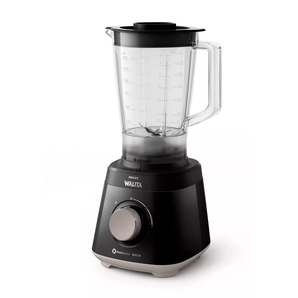 Liquidificador Portátil Philips Walita Daily Collection RI2112 220v Lâminas ProBlend 600w 2 Litro 2 Velocidades Preto 