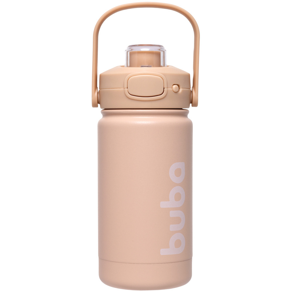 Garrafa Térmica Buba Infantil Parede Dupla Bege 350ml garrafinha termica buba