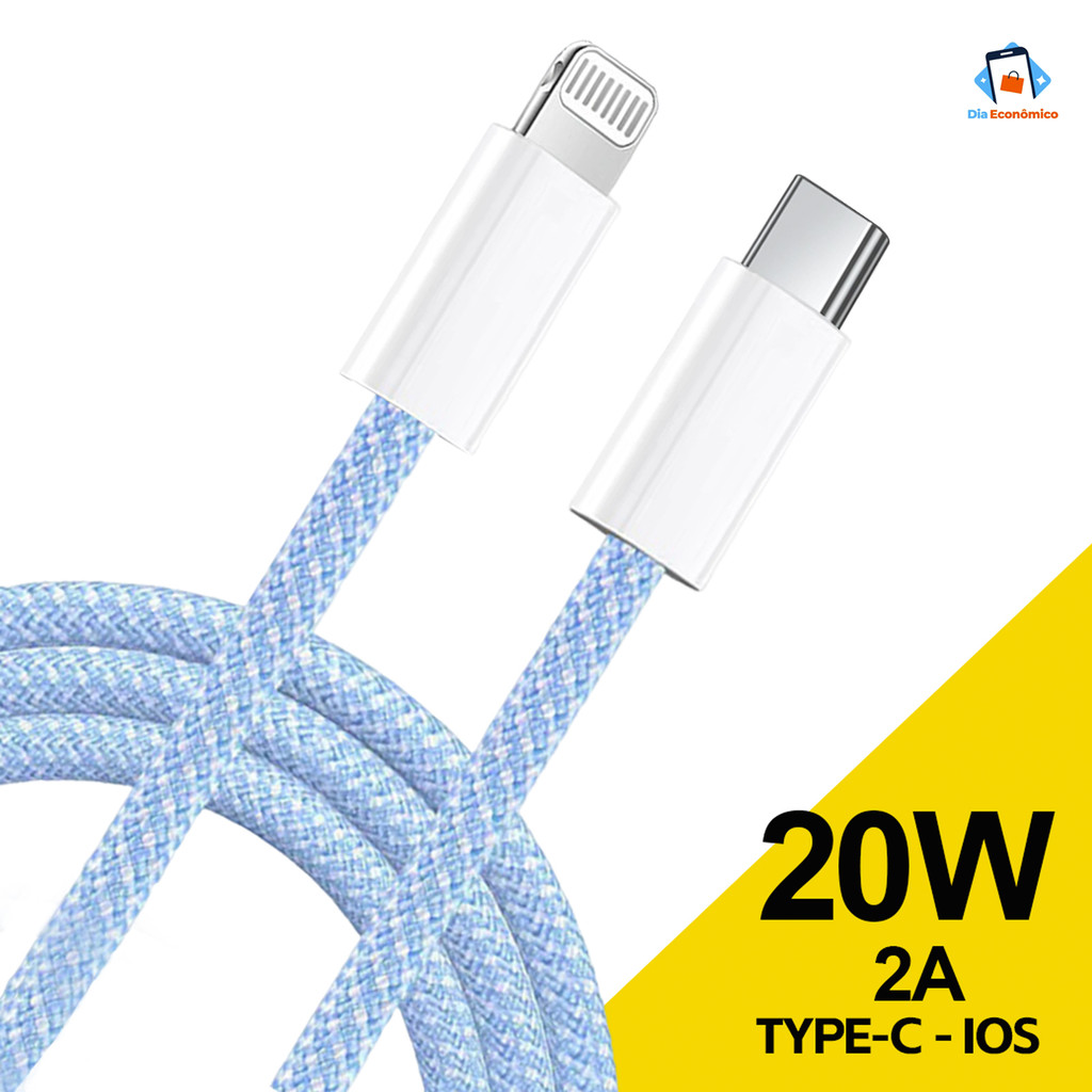 Cabo De Carregamento Pd Lightning para iPhone Cabo Para IOS USB de Carregamento RÁPIDO iPhone 13,11, 12 Pro Max