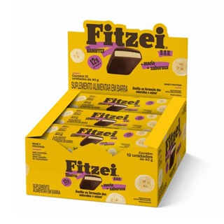 Fitzei Display 12 Barras 40g Banoffe Vitafor em Oferta na Shopee