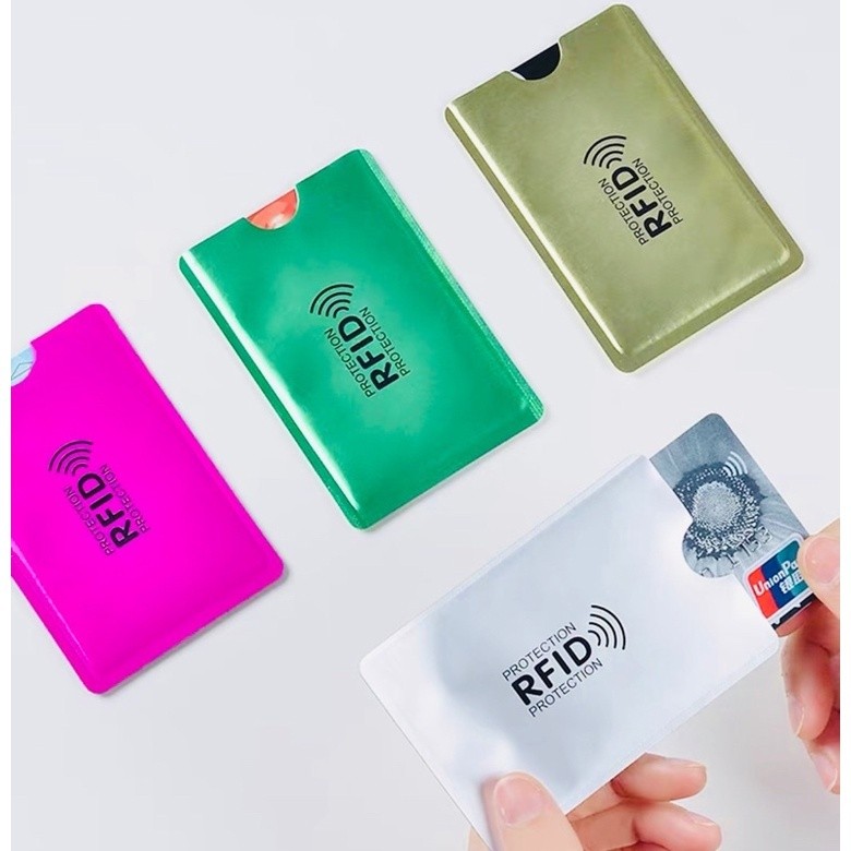 KIT 10/ 20 Porta Cartão com Proteção de Aproximação Contactless RFID NFC em Oferta na Shopee