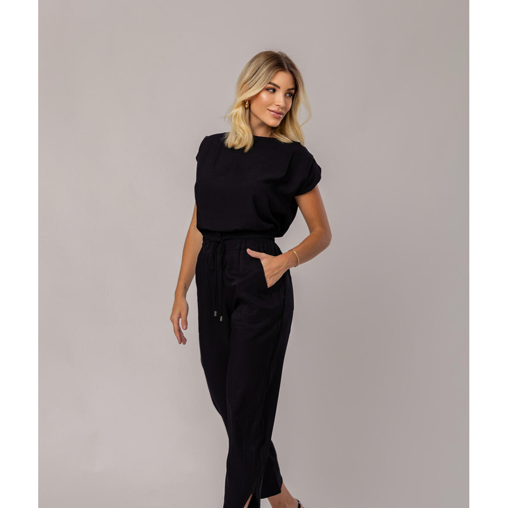 Calça Feminina Alfaiataria Barra Arredondada Salvatore