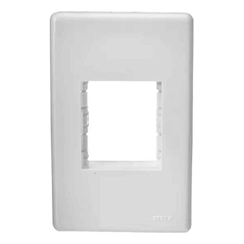 Placa 4x2 3 Módulos Centrais com Suporte Stella Steck