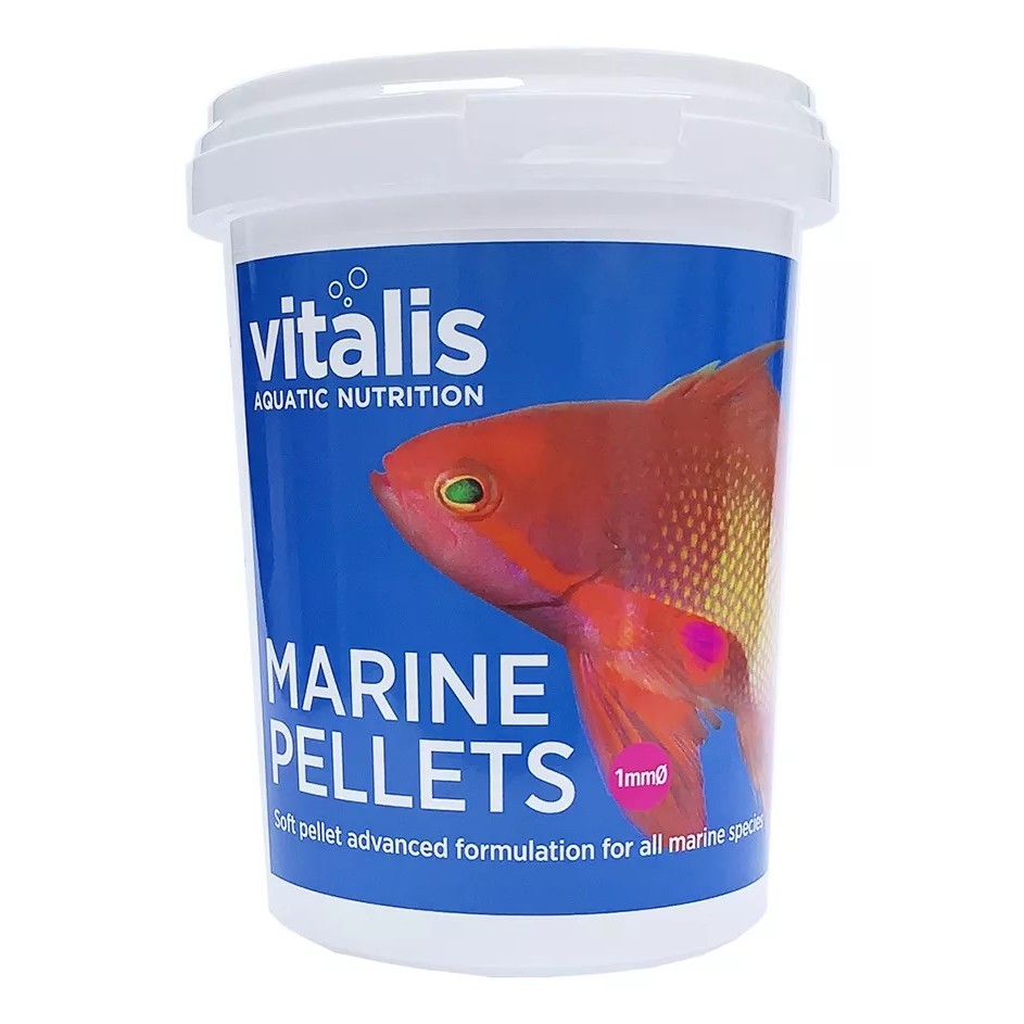 Vitalis Marine Pellets 70g - 1mm - Ração Peixes