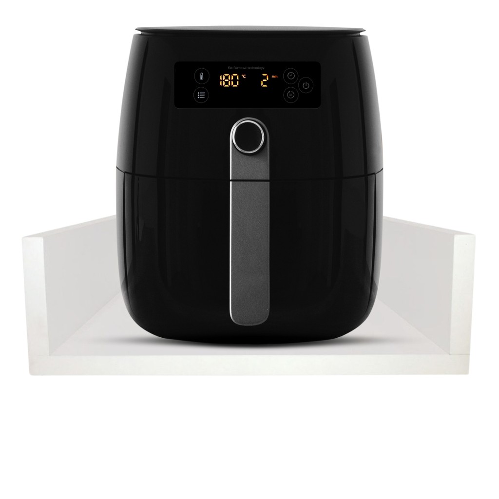 Prateleira Para Air Fryer Cozinha Nicho Multiuso Cafeteira Bebedouro Filtro 100% Mdf Branco Montado
