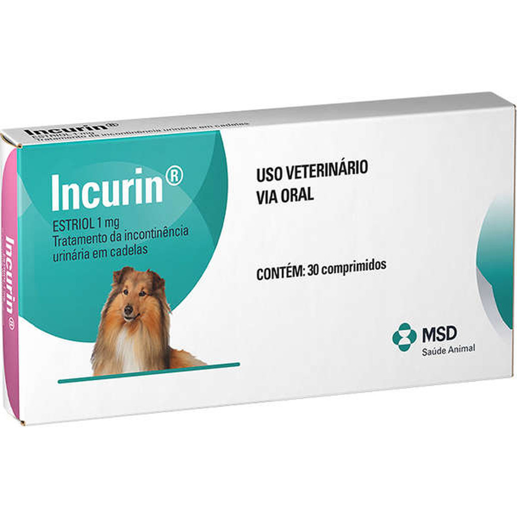 Incurin Estriol 1 mg MSD Saúde Animal - 30 Comprimidos em Oferta na Shopee