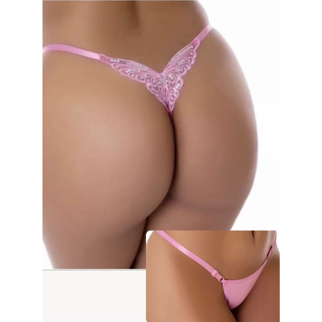 KIT 6 Calsinhas Regulagem Borboleta Fio Dental Sexy Compra Segura