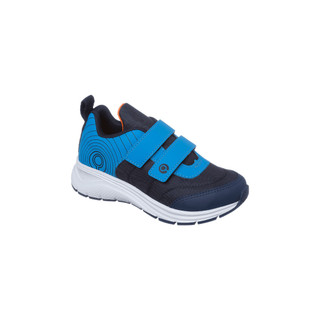 Tênis Infantil Masculino Ortopé Flex Run Fecho Duplo Marinho em Oferta na Shopee