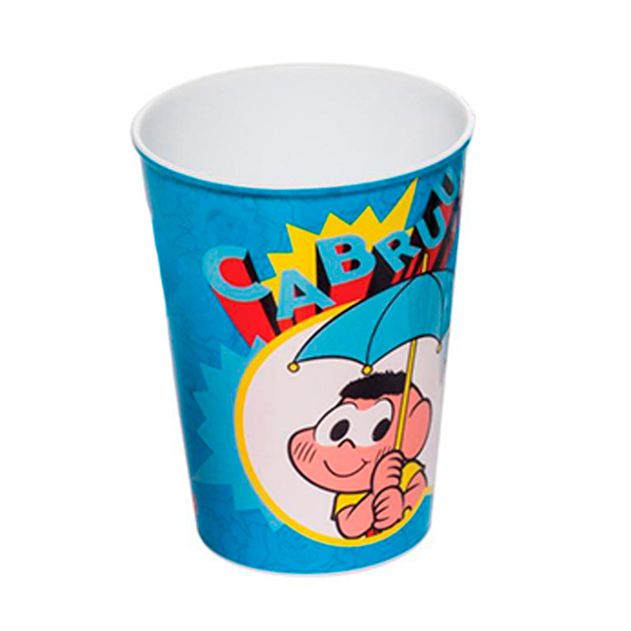 Copo de Plástico Turma da Mônica - Cascão - 320 ml - 1 unidade - Plasútil - Rizzo em Oferta na Shopee
