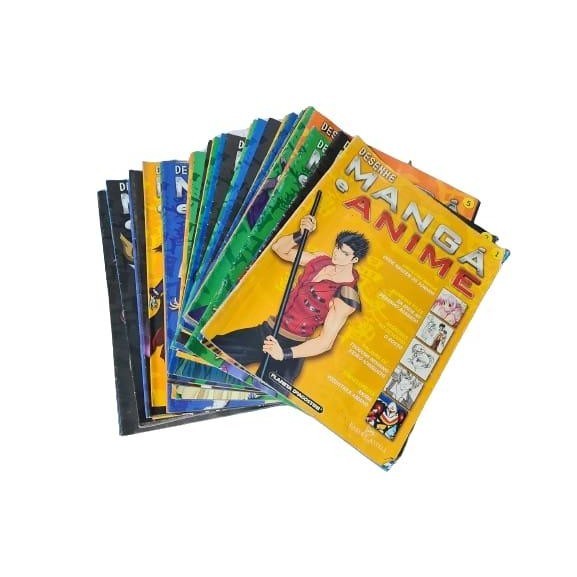 Lote Revistas Desenhe mangá e anime - veja fotos e descrição