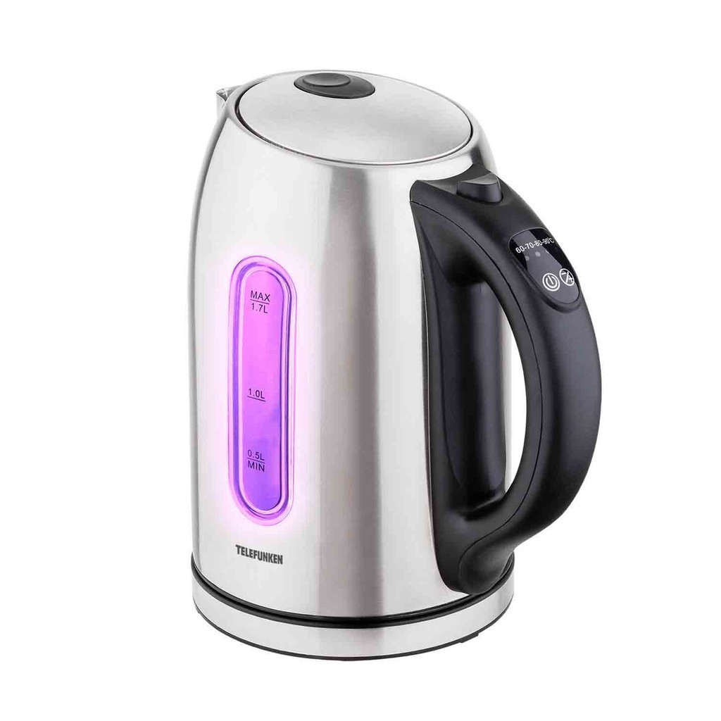 Chaleira Elétrica Digital Telefunken PE 1200 1,7 L em Oferta na Shopee