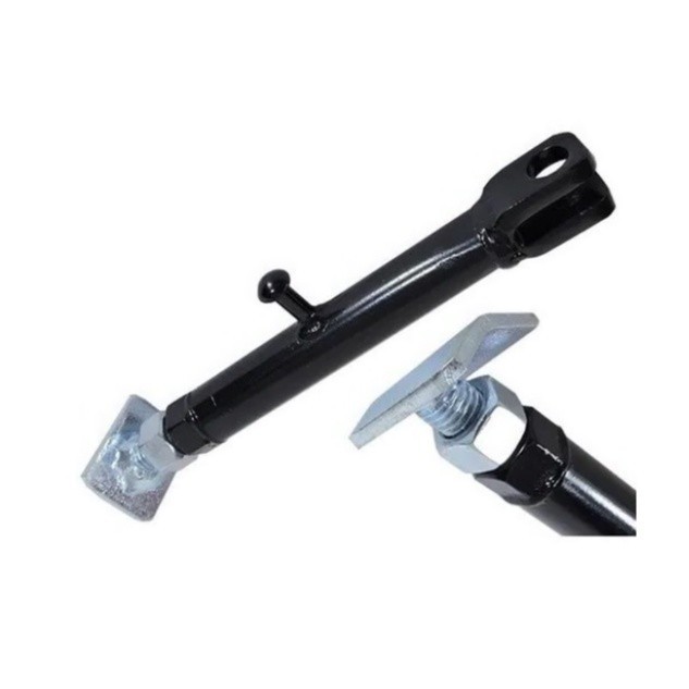 Cavalete lateral Pezinho Descanso Com Regulagem Parafuso Cg/Titan/Ybr/Biz em Oferta na Shopee