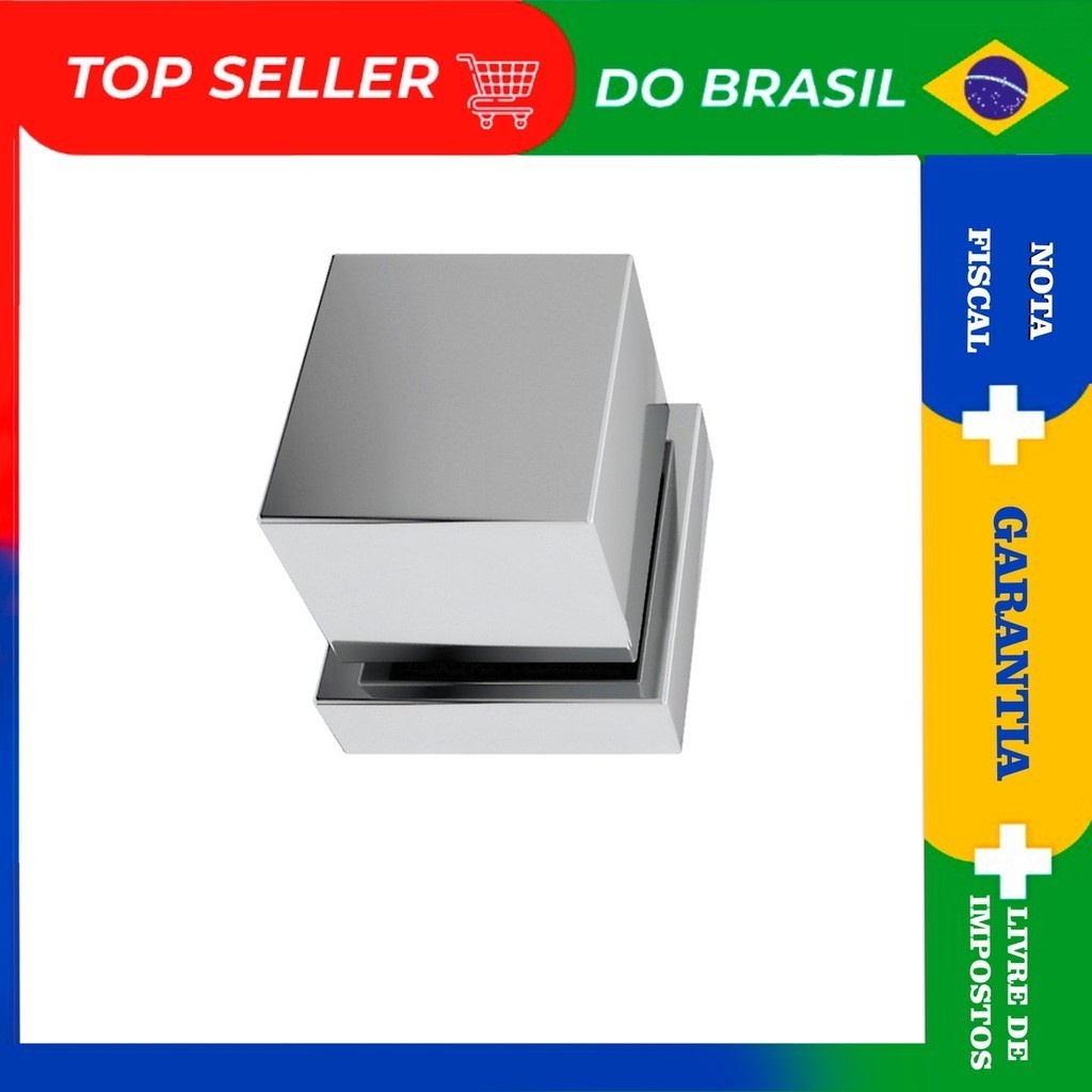 Acabamento Registro Quadrado Metal Gaveta Pressao 1/2 3/4 1" Padrao Deca Banheiro Chuveiro C-44 em Oferta na Shopee