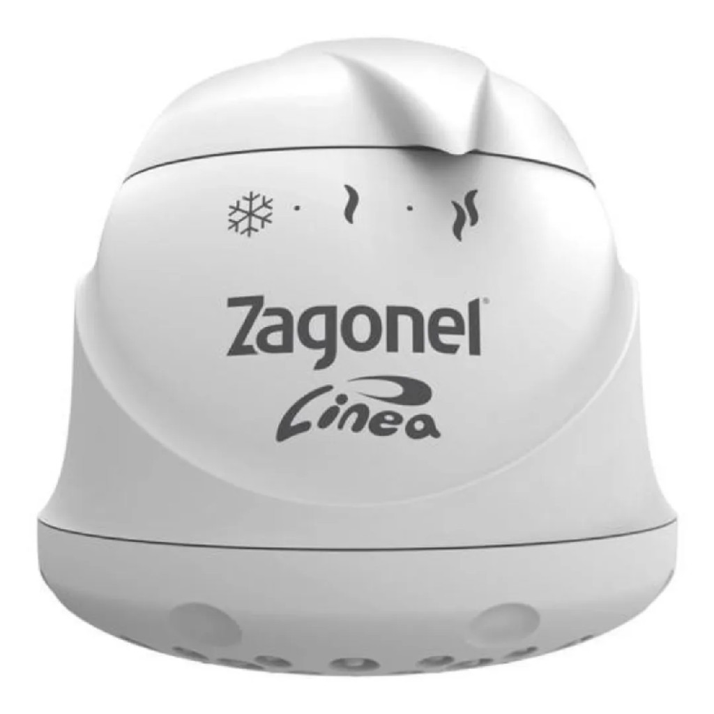 Zagonel Chuveiro Elétrico Branco Linea 3T 5000W 110V