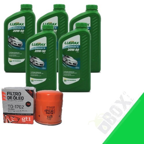 KIT TROCA DE ÓLEO 20W50 LUBRAX + FILTRO TO1704 FORD