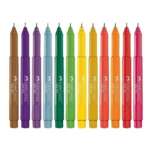 Caneta Fine Pen FPB FABER-CASTELL em Oferta na Shopee