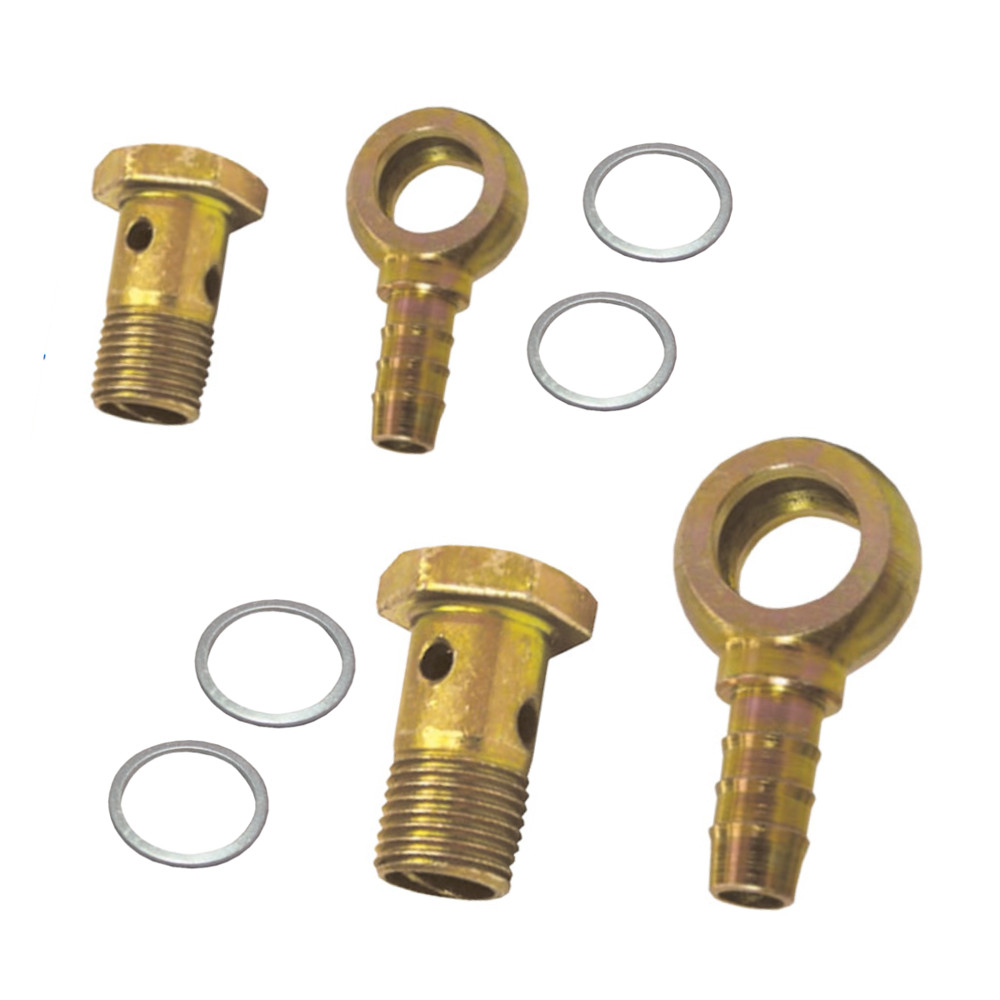 kit Olhal Banjo Parafuso Oco 12mm e 14mm x Tubo 12mm com Arruela Conexão Universal para Combustível Tecalon Diesel em Oferta na Shopee