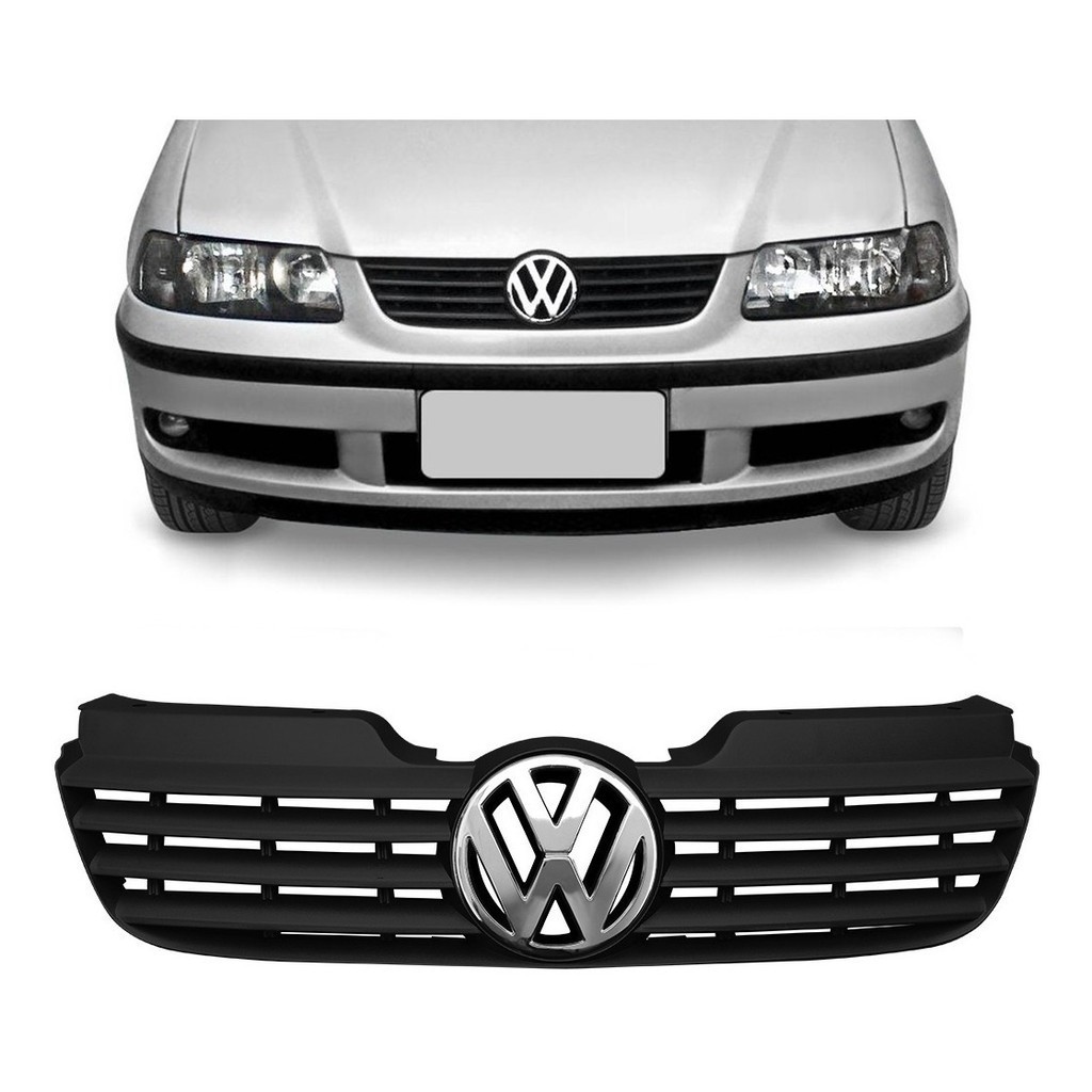Grade Dianteira Gol G3 Fase 1 2000 2001 2002 Com Emblema Vw
