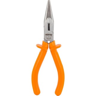 Alicate de bico meia-cana curto isolado 6" - ST70041AST - Sata
