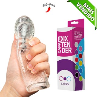 Capa Peniana Silicone Com Estimulador Extender sexshop