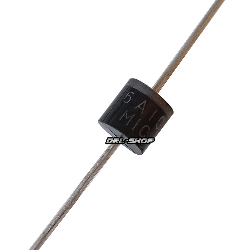 Kit 100 Diodo 6A10 Fonte 6 Amper 1000V Retificador Original