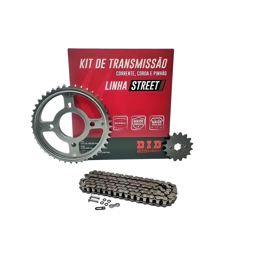 Kit Relação Transmissão Start Titan Fan 160 Did Com Retentor