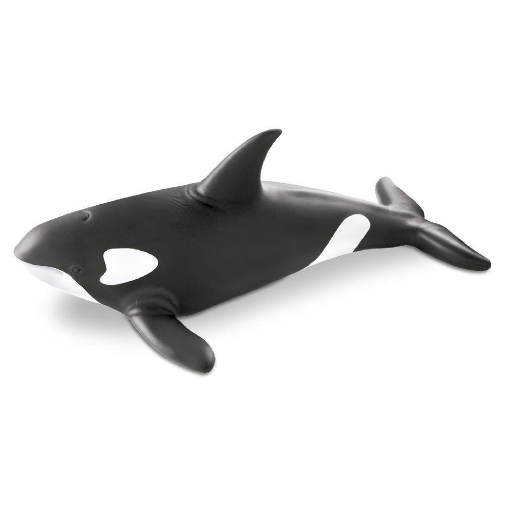 Baleia Orca de Brinquedo Super Realista Em Vinil Animal Aquático