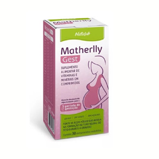 Suplemento Matherlly Gest Com 30 Compridos - Natulab em Oferta na Shopee