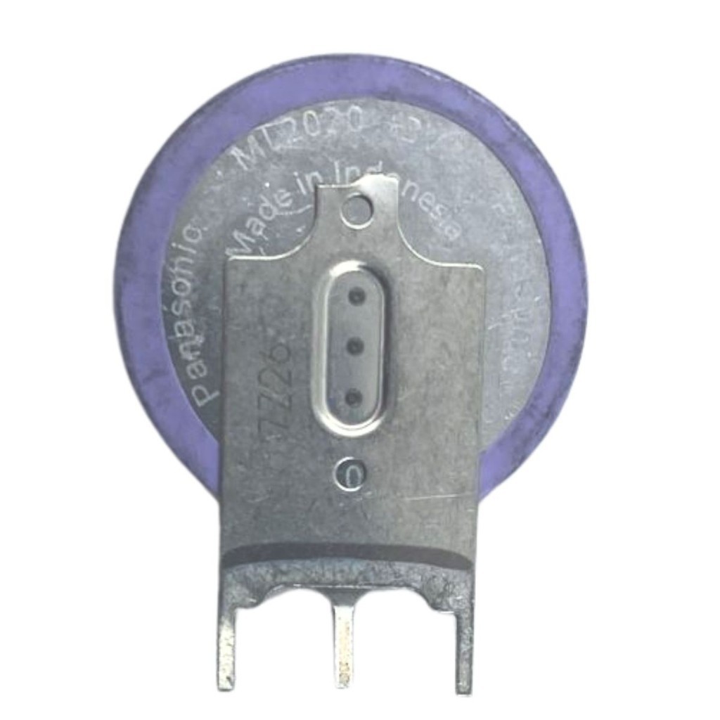 Bateria Recarregável Panasonic ML2020 3V/45mAh Lítio Tipo Moeda com abas Original