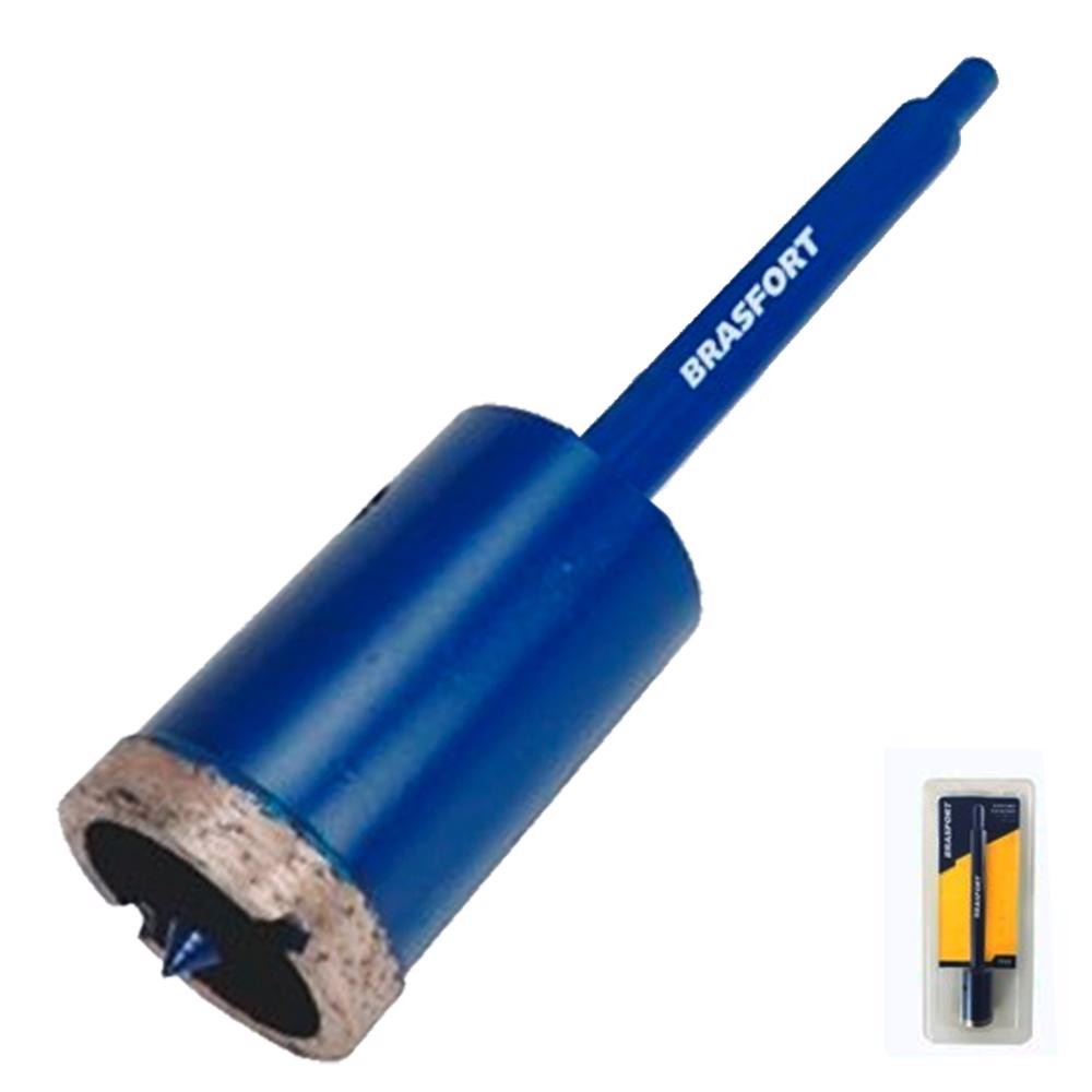 Serra Copo Diamantado com Haste 75MM 7944 BRASFORT