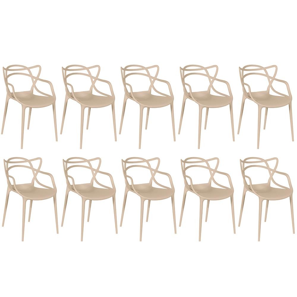 Kit 10 Cadeiras Allegra Design em Oferta na Shopee