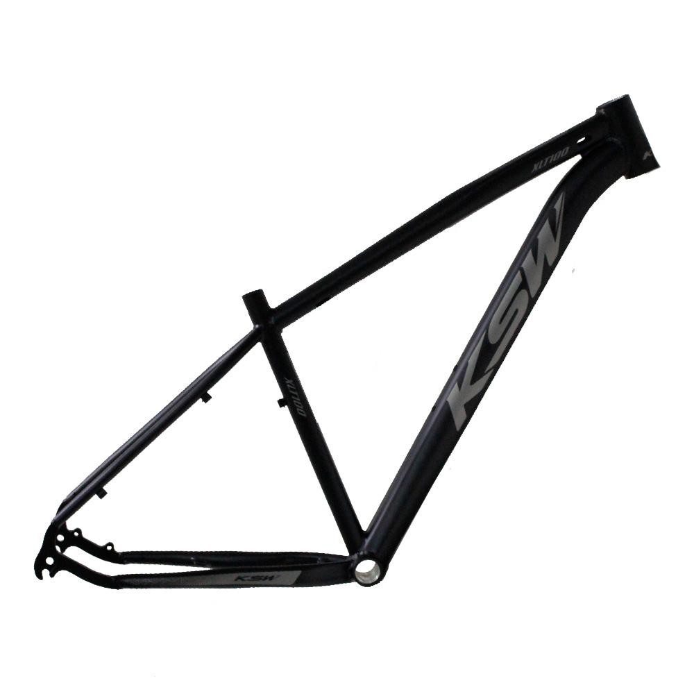 Quadro De Bicicleta Aro 29 Ksw Xlt 100 Em Aluminio 6061 Mtb Com Cabeamento Interno