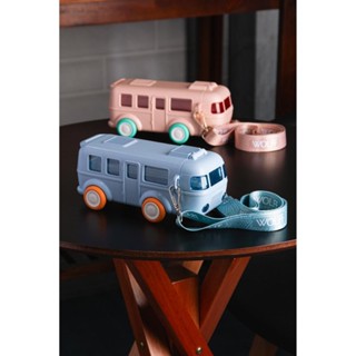 Garrafa Squeeze Infatil  Wolff Ônibus Azul 500ml em Oferta na Shopee