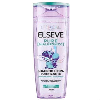 Shampoo Elseve Pure Hialurônico 200ml em Oferta na Shopee